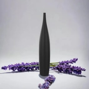 Vaso in ceramica 70 cm, nero opaco