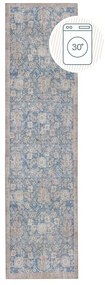 Passatoia blu lavabile 60x230 cm Orelia Global – Flair Rugs