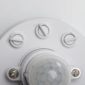 Kanlux 18122 - Plafoniera LED FOGLER con sensore di movimento LED/12W/230V Ø 28 cm