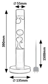Rabalux 76029 - LED Lampada lava (lampada Astro) LAVASTIC LED/25W/230V