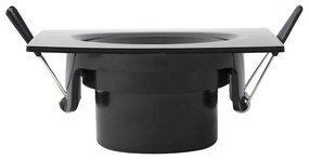 Set di 3 faretti da incasso neri con LED dimmerabile a 3 step - Miu