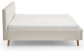 Letto matrimoniale imbottito color crema rete non inclusa 180x200 cm Mattis – Meise Möbel