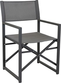 DEXTER - set tavolo in alluminio cm 200/300 x 100 x 74 h con 10 poltrone Carpenter