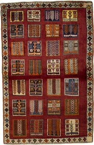 Gabbeh Tappeto persiano 110 x 180 Rosso (Iran) Annodato A Mano