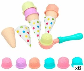 Set di Alimenti giocattolo Colorbaby Gelato 17 Pezzi (12 Unità)