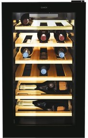 Cwc 021 elsp/nf. Posizionamento dell'apparecchio: Libera installazione, Colore struttura: Nero, Colore interno: Nero. Capacità bottiglie: 21