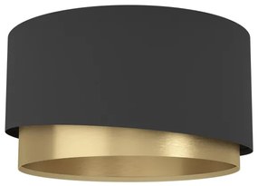 Eglo 39924 - Plafoniera MANDERLINE 1xE27/40W/230V nero/oro
