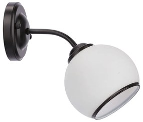 Lampada da parete bianca e nera Marinen – Candellux Lighting