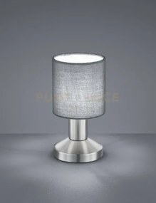 Garda lampada tavolo diffusore in tessuto grigio h. 18cm d. 9,5cm