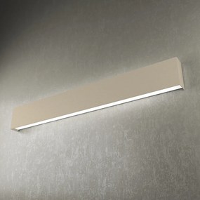 Applique Moderna Wally Metallo Sabbia 4 Luci 2G11 90Cm