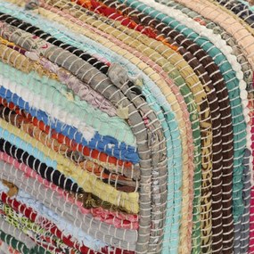 Panca 160 cm multicolore in tessuto chindi