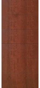 Pannello per porta d'ingresso Easy Marina impiallacciato legno prodotto senza rivestimento noce L 91 x H 209.5 cm, Sp 8 mm
