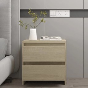 Comodino Rovere Sonoma 45x34,5x44,5 Cm İn Truciolato /