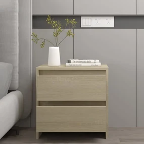 Comodino Rovere Sonoma 45x34,5x44,5 Cm İn Truciolato /