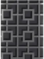 Tapete Camporosso von Osborne & Little - Black/ Silver