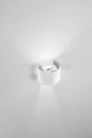 Applique da esterno 10w 770lm 4000k ip65 bianco cily 12cm h.10cm
