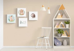 Set di quadri – Animali in colori tenui