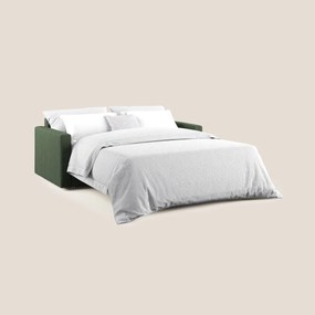 Chris Divano letto in microfibra smacchiabile T11 verde