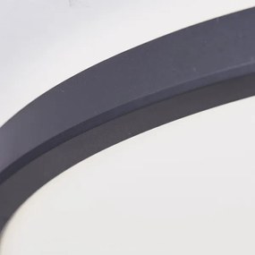 Brilliant - Plafoniera LED dimmerabile BRENNAN LED/35W/230V Ø 54 cm IP44 nera