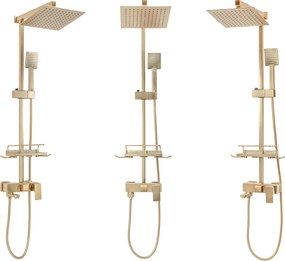 Set doccia REA JACK BRUSHED GOLD