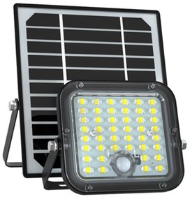 Proiettore Solare Separato Moderno Weston Pc Nero Led Integrato 10W 6000K Ip65