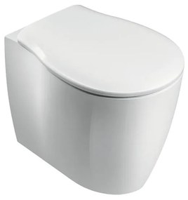 Vaso WC filomuro OLYMPIA CERAMICA soft, sedile escluso P 54 x L 37 x H 42 cm bianco