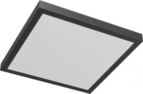 Plafoniera LED 24/35/40W IP20 40x40cm CCT Quadrata - Nera
