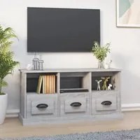 Mobile Porta TV Grigio Sonoma 100x35x50 cm in Legno Multistratocod mxl 129844