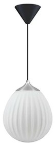 Around the World Lampada a Sospensione Mini Brushed Steel/White/Black - UMAGE