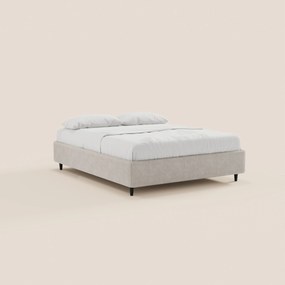 ERON letto sommier imbottito con vano contenitore in tessuto impermeabile certificato Oeko-Tex