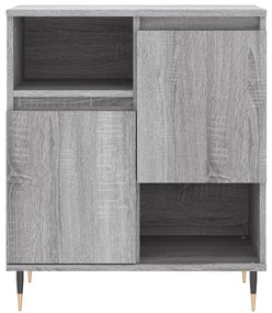 Credenza grigio sonoma 60x35x70 cm in legno multistrato