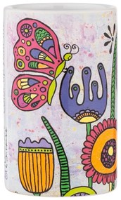 Tazza in ceramica per spazzolini da denti Rollin'Art Full Bloom - Wenko