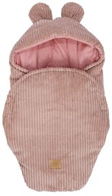 Copertina per neonati rosa in velluto a coste 45x80 cm – Meowbaby