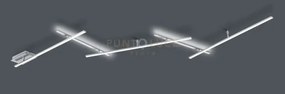 Indira plafoniera-applique led 25w 3000lm, 3000kanche retro-illumi...