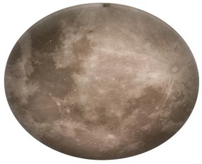 Plafoniera LED Lunar Ø 60 cm argento IP20 bianco caldo TRIO LIGHTING INTER