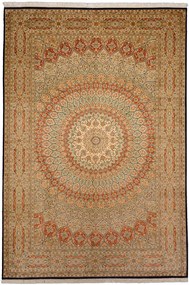 Cashmere Silk Tappeto 190 x 280 Beige (Indian) Annodato A Mano