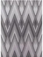 Osborne & Little Carta da parati Astoria - Graphite/ Silver