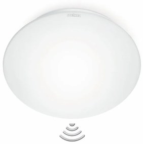 Applique moderno da esterno RS16L bianco con sensore di movimento STEINEL IP44