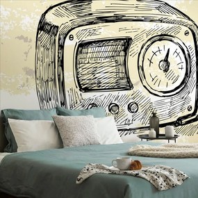 Carta da parati – Elettronica retrò