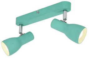 Luce Spot PICARDO 2xE14/40W/230V turchese