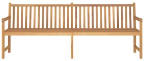 Panchina da giardino 228 cm in legno massello di teak