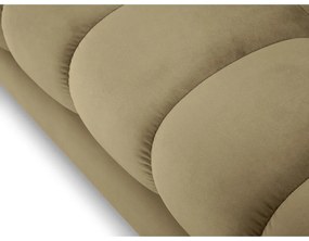 Divano in velluto beige Bali - Cosmopolitan Design