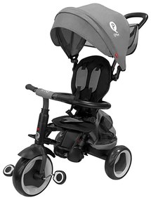 QPlay - Triciclo 3 in 1 per bambini RITO EVA PLUS grigio