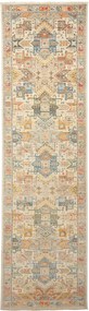 Samarkand Tappeto orientale 80 x 290 Grigio (Pakistan) Annodato A Mano