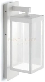 Ges770- applique esterna bianca a led 4000k 650lm 13w ip54 allumini...
