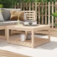 Tavolo da Giardino 82,5x82,5x45 cm in Legno Massello di Pino 824141