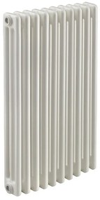 Radiatore acqua calda EQUATION Comby in acciaio 3 colonne, 10 elementi, interasse 685 mm, bianco