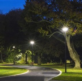 Lampada stradale solare LED con sensore LED/10W/3,2V 6500K IP65+ telecomando
