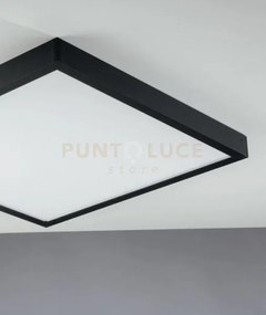 Struttura nera per pannello led 59,8x59,8x4,5cm in alluminio