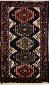 Shiraz Tappeto persiano 130x80 (Iran) Annodato A Mano